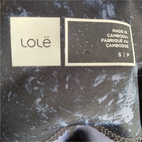 LOLE blue tight workout or lounge legging size small - Picture 5 of 7